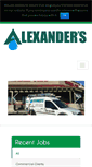 Mobile Screenshot of alexanderswindowcleaning.com